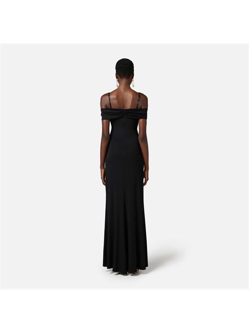 dress woman black ELISABETTA FRANCHI | ABR0851E2/110